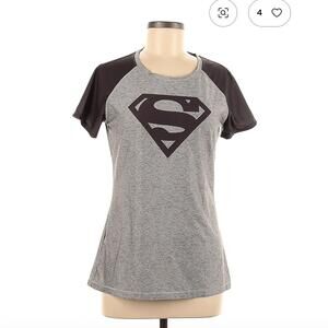 Under Armour Gray Active T-Shirt Size M